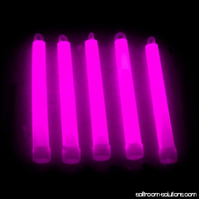 Lumistick 6 Premium Glow Sticks, Pink, 50 ct